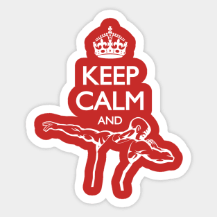 Keep Calm and Dab Sticker